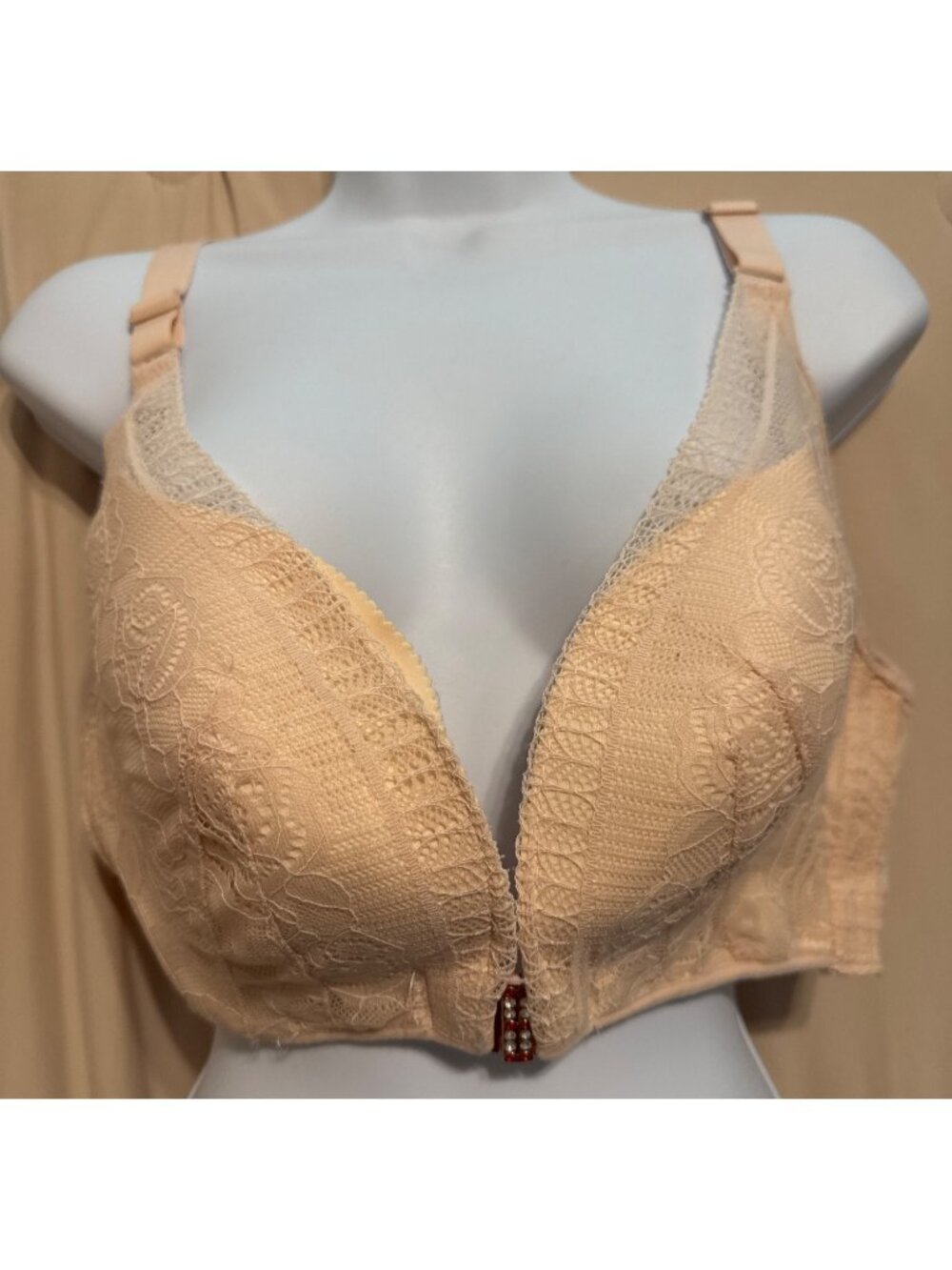 New 42-D Comfort Rose Wireless Bra Floral Secrets